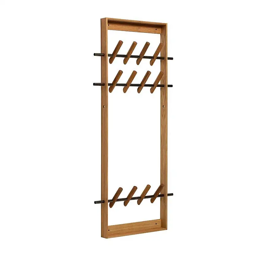 We Do Wood Garderobengestell H: 150 cm – Eiche/Schwarz