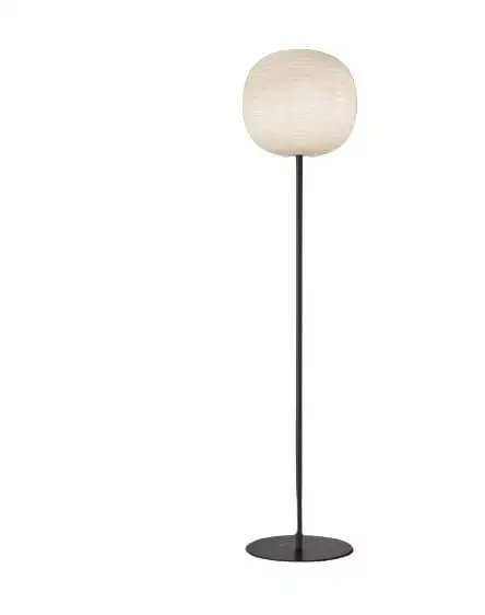 Foscarini Gem Stehleuchte H: 187 cm - Graphit/Weiß