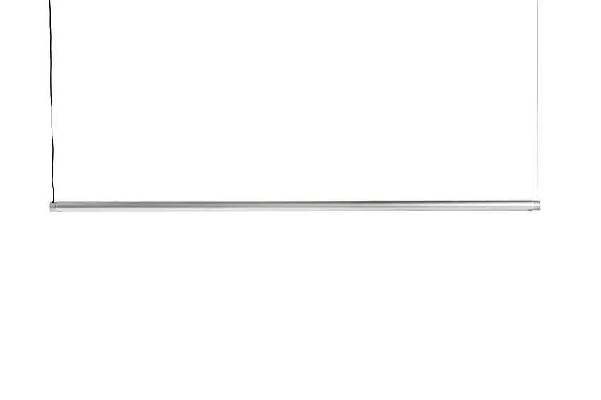 HAY Factor Linear Pendelleuchte Diffus L: 152 cm - Klar