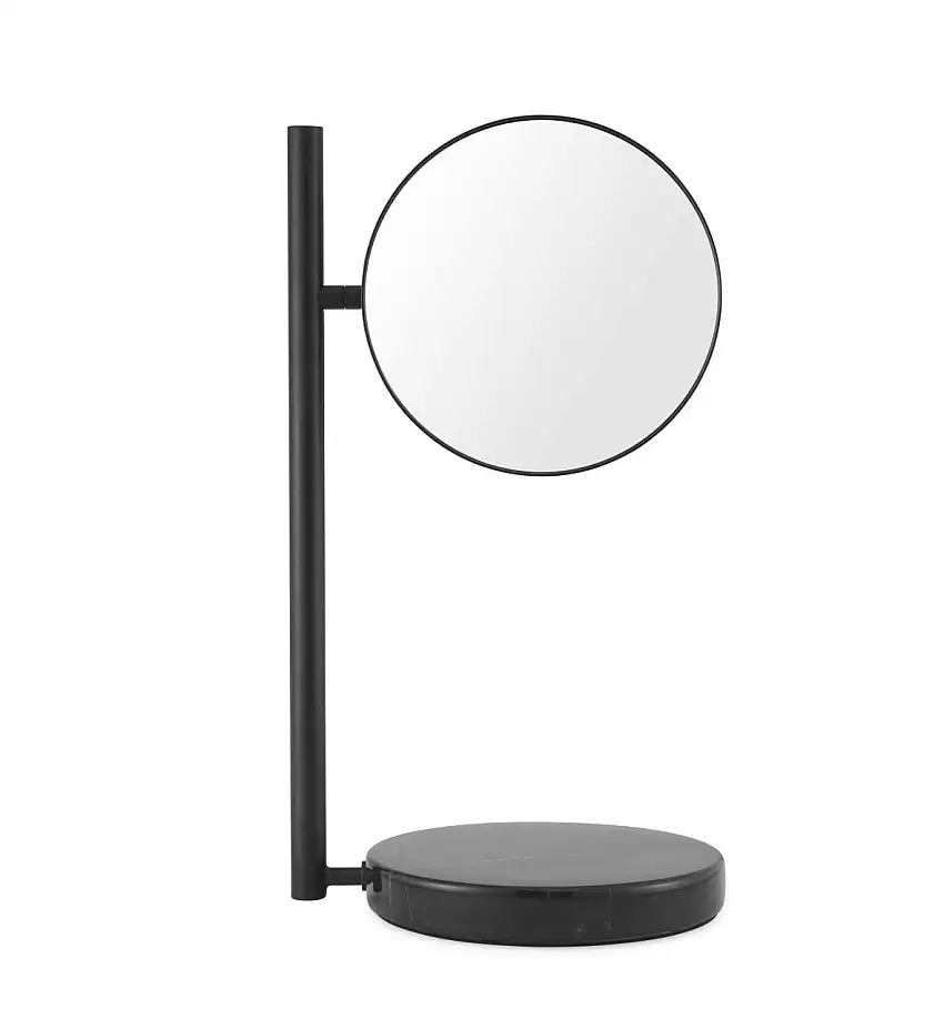 Normann Copenhagen Taschenspiegel H: 39 cm - Schwarz