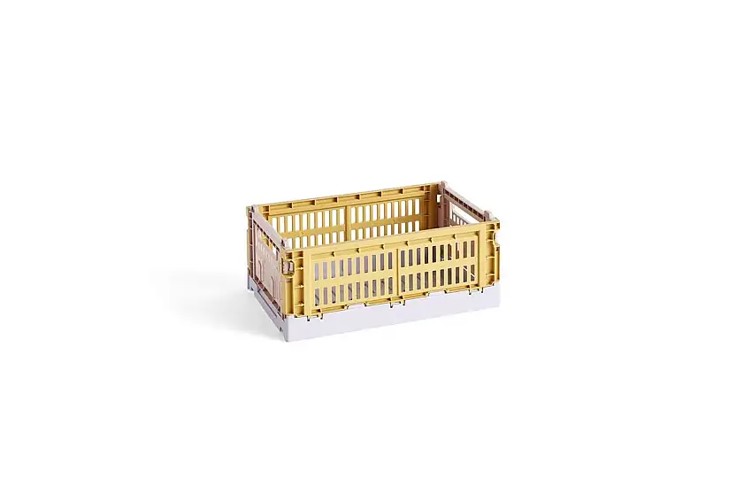 HAY Color Crate Mix S 17x26,5x10,5 cm - Goldgelb OUTLET
