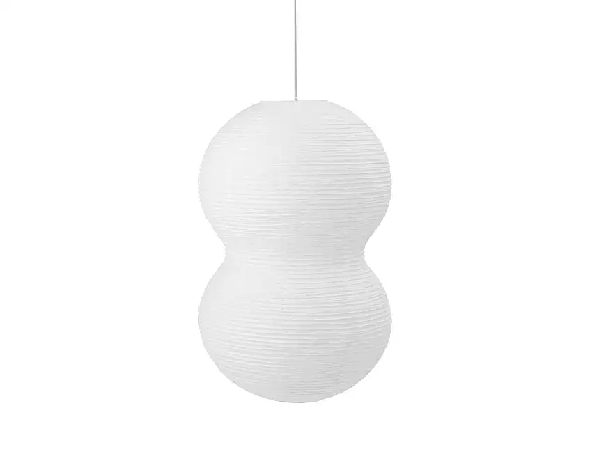 Normann Copenhagen Puff Twist Pendelleuchte Ø: 50 cm - Weiß