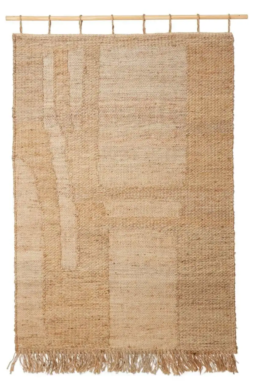 Ferm Living Harvest Wandteppich 165 x 100 cm – Natur
