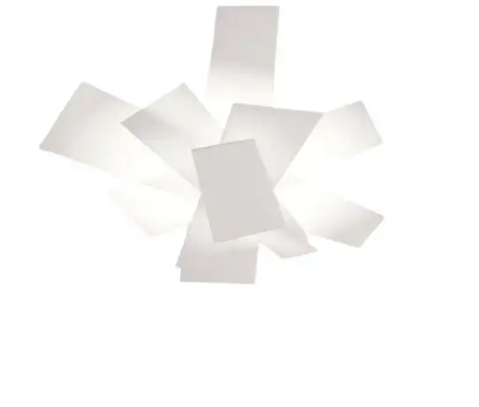 Foscarini Big Bang Wand/Decke B: 79 cm – Weiß