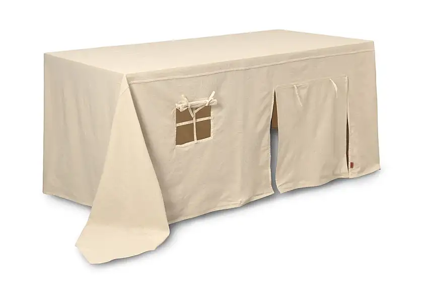 Ferm Living Settle Tischdecke House 260 x 230 cm – gebrochenes Weiß