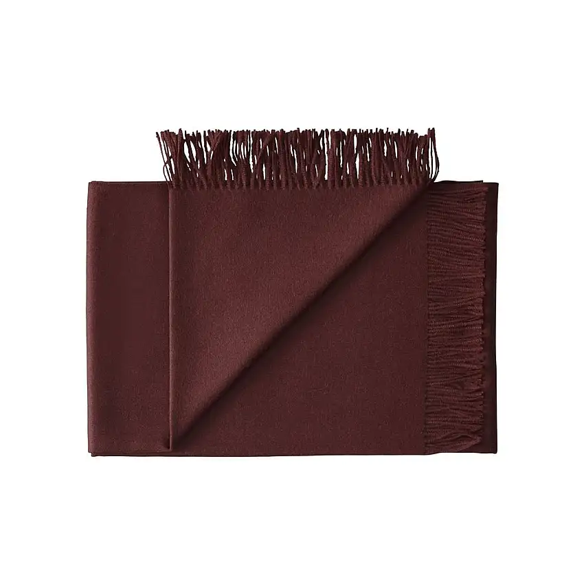 Silkeborg Wool Spinner Lima Plaid 130x200cm - 3524 Beetroot OUTLET