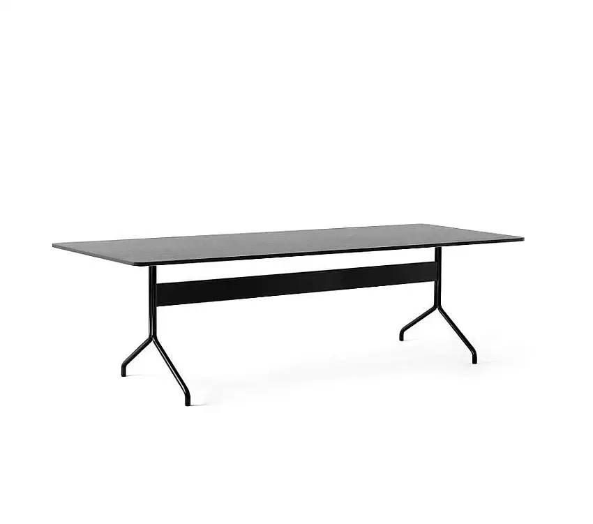 &Tradition Pavilion Esstisch AV24 250x110 cm - Schwarze Eiche/Schwarz