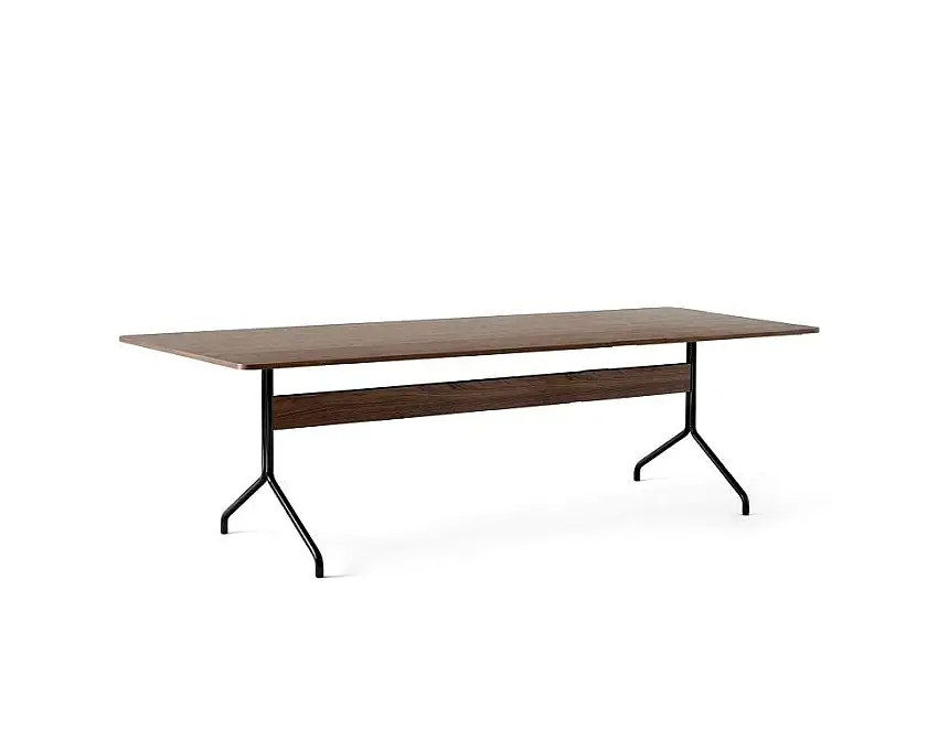 &Tradition Pavilion Esstisch AV24 250x110 cm - Walnuss/Schwarz