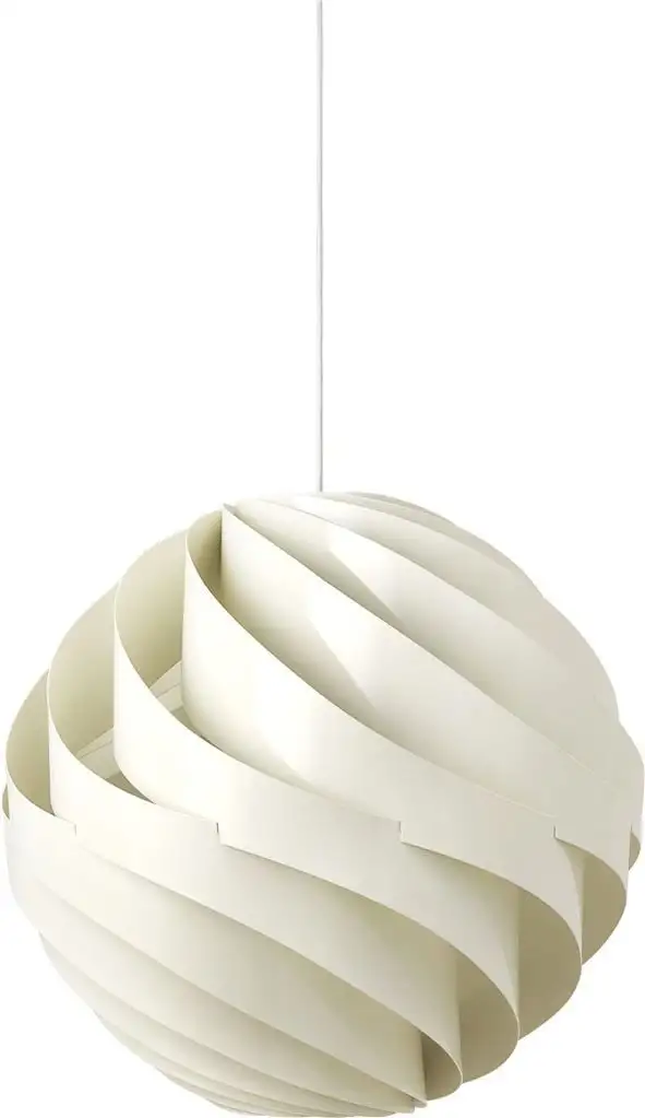 GUBI Turbo Pendelleuchte Ø: 62 cm - Alabasterweiß glänzend