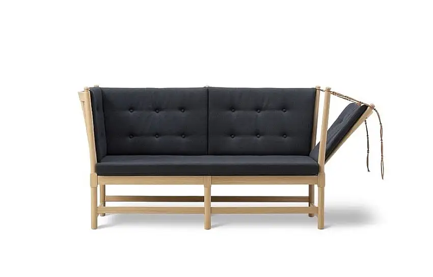 Fredericia Möbel 1789 2 Pers. Kinderbettsofa rechts L: 160 cm – Vidar 0182/Seifenbehandelte Eiche