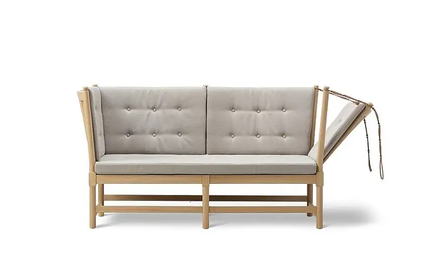 Fredericia Möbel 1789 2 Pers. Kinderbettsofa rechts L: 160 cm – Vidar 0222/Seifenbehandelte Eiche