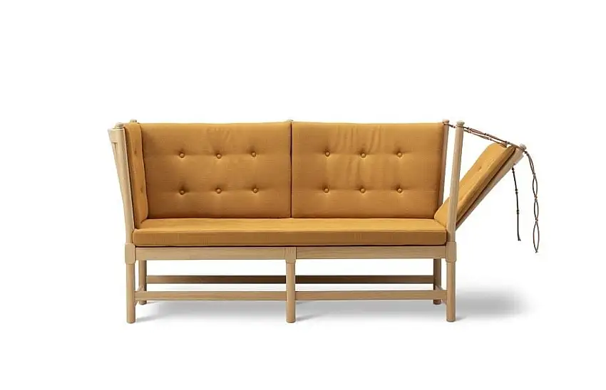 Fredericia Möbel 1789 2 Pers. Kinderbettsofa rechts L: 160 cm – Vidar 0472/Seifenbehandelte Eiche