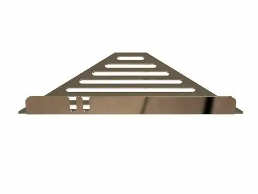 FROST NOVA2 Seifenregal 9 Ecken 14,5 x 27,7 cm – Poliertes Gold