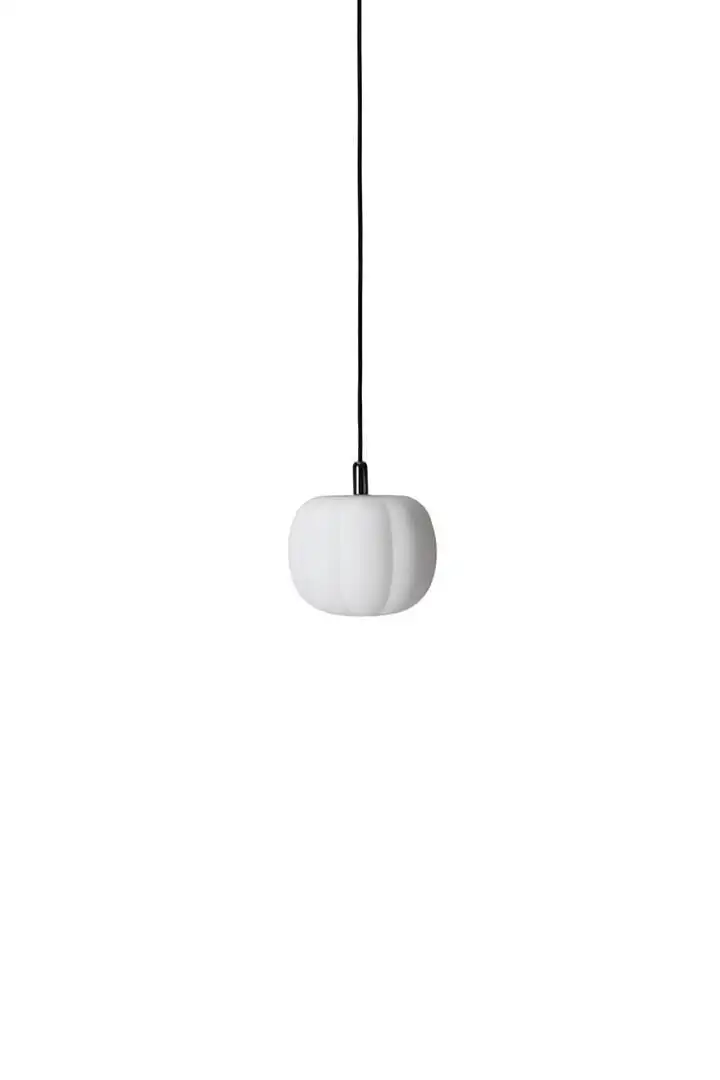 Handgefertigter PePo-Anhänger, klein, Ø: 20 cm – Opalweiß