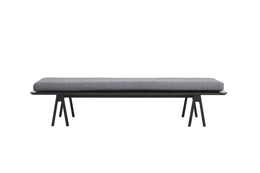 Woud Level Daybed L: 190 cm – Grau/Schwarze Eiche