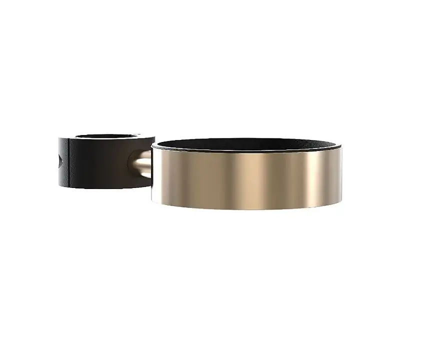 FROST NOVA2 DRIP BOWL 1 Schüssel für Ständer für Spender 1978 Ø: 8,9 cm – Gebürstetes Gold