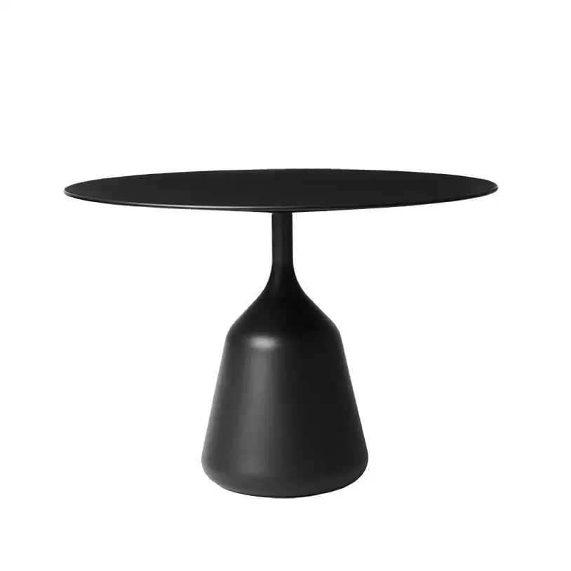 Wendelbo Coin Beistelltisch niedrig Ø: 58 cm – Schwarzes Laminat