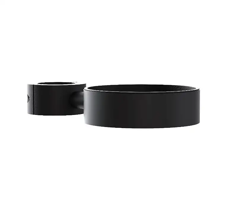 FROST NOVA2 DRIP BOWL 1 Schüssel für Ständer für Spender 1978 Ø: 8,9 cm – Mattschwarz
