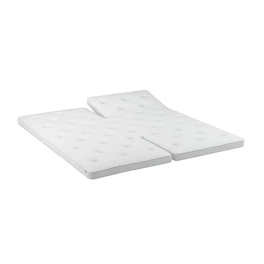 GOOD NIGHT Odin Quilt Latex 60 Reversible Sommer-/Winter-Split-Top-Matratze 180 x 200 cm – Weiß