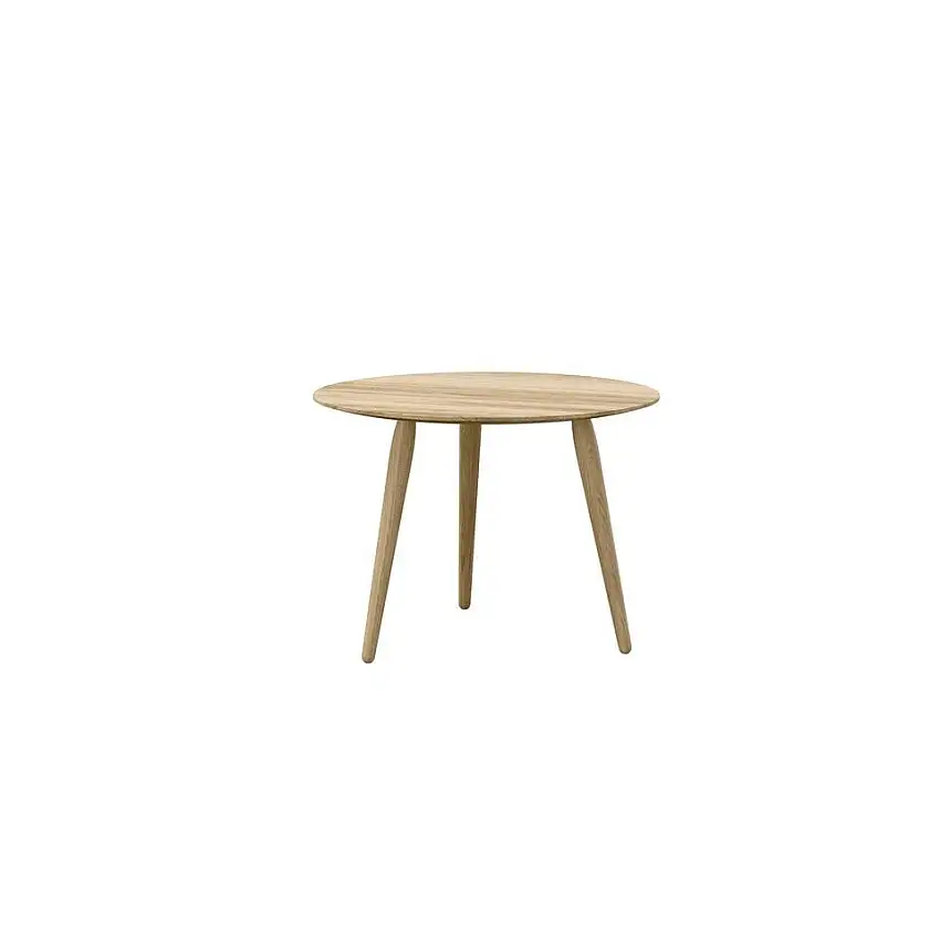 Bruunmunch PLAYround Couchtisch Ø: 52 cm H: 50 cm – Natureiche
