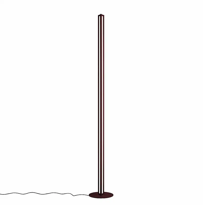 Foscarini Chiaroscura Stehleuchte inkl. LED H: 183 cm - Dunkelrot