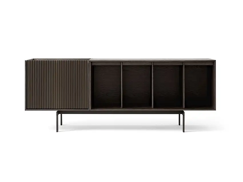 Vipp 675 Kaminschrank L: 176,8 cm – Dunkle Eiche