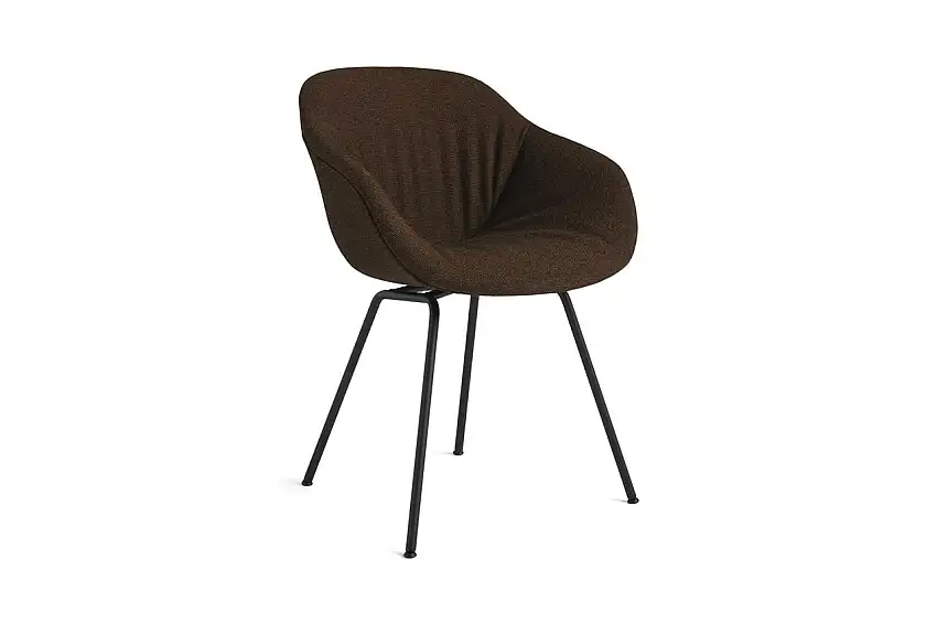 HAY AAC 227 About A Chair H: 82 cm – Schwarz pulverbeschichteter Stahl/Hallingdal 370