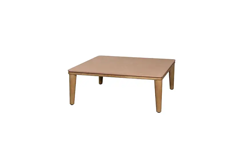 Cane-line Outdoor Capture Couchtisch 85x85 cm - Teak/Terrakotta