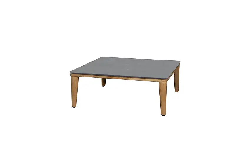 Cane-line Outdoor Capture Couchtisch 85x85 cm - Teak/Schwarz
