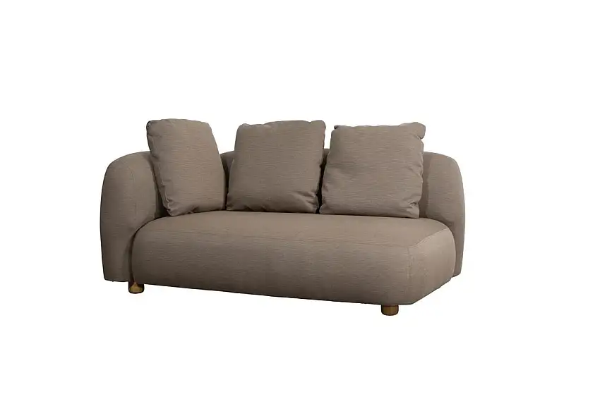Cane-line Outdoor Capture 2 Pers. Rechtes Sofamodul inkl. AirTouch Kissen B: 170 cm – Taupe
