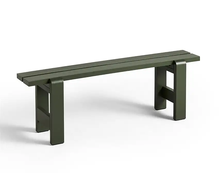 HAY Weekday Bench B: 111 cm – Oliv