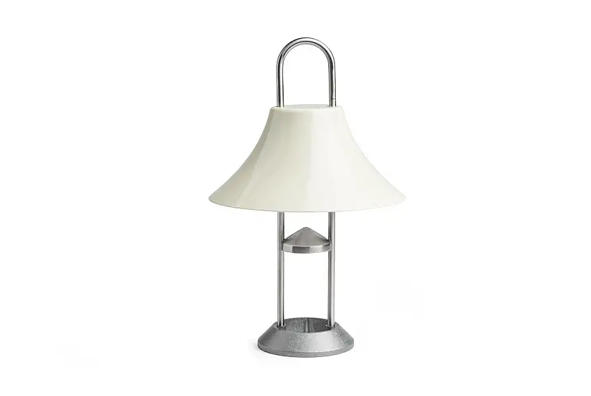 HAY Mousqueton Tragbare Lampe H: 30 cm – Austernweiß