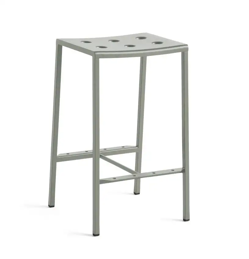 HAY Balkon-Barhocker niedrig H: 65 cm – Wüstengrün