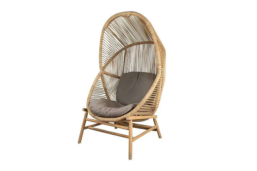 Cane-line Outdoor Hive Hängematte inkl. Rahmen und Kissen – Teak natur/Taupe