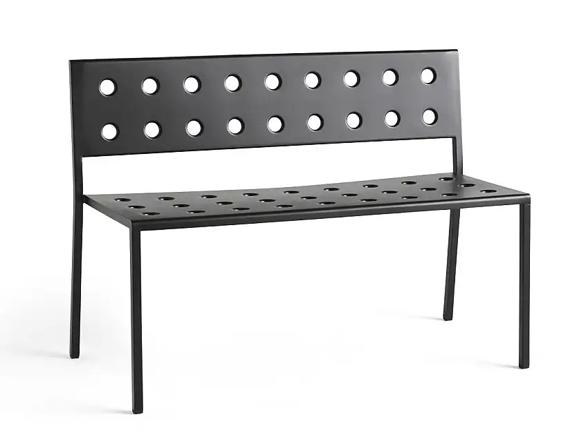 HAY Balcony Dining Bench L: 114 cm – Anthrazit