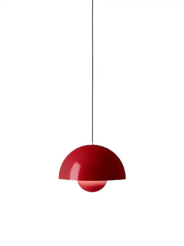 &Tradition Großer Blumentopf VP2 Pendel Ø: 50 cm - Zinnoberrot