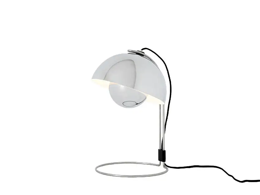 &Tradition Blumentopf VP4 Bordlampe H: 35,9 cm - Verchromt