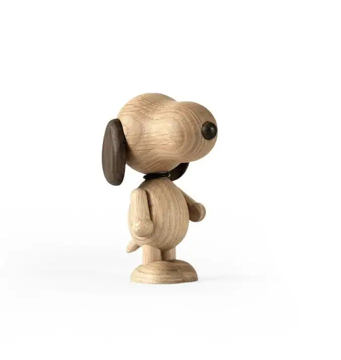 Boyhood Peanuts X Snoopy Small H: 14 cm – Eiche / geräucherte gebeizte Eiche