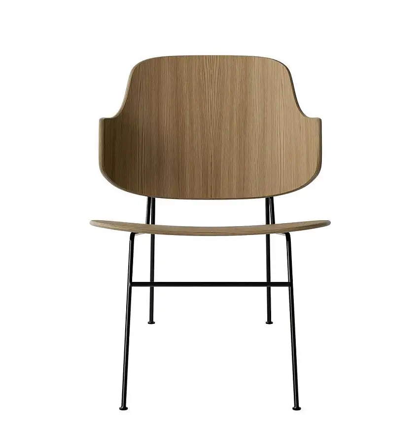 Audo Copenhagen The Penguin Lounge Chair SH: 42 cm – Natureiche