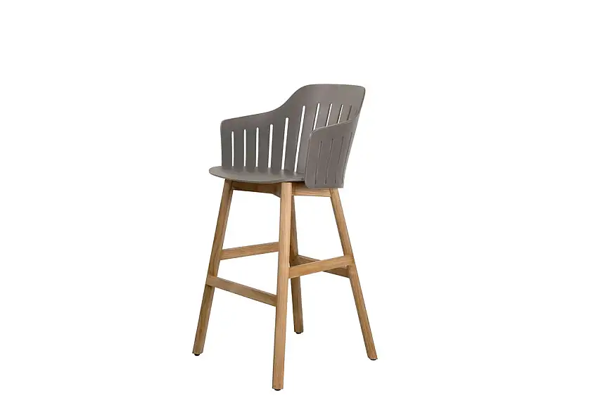 Cane-line Outdoor Choice Barhocker H: 117 – Teak/Taupe