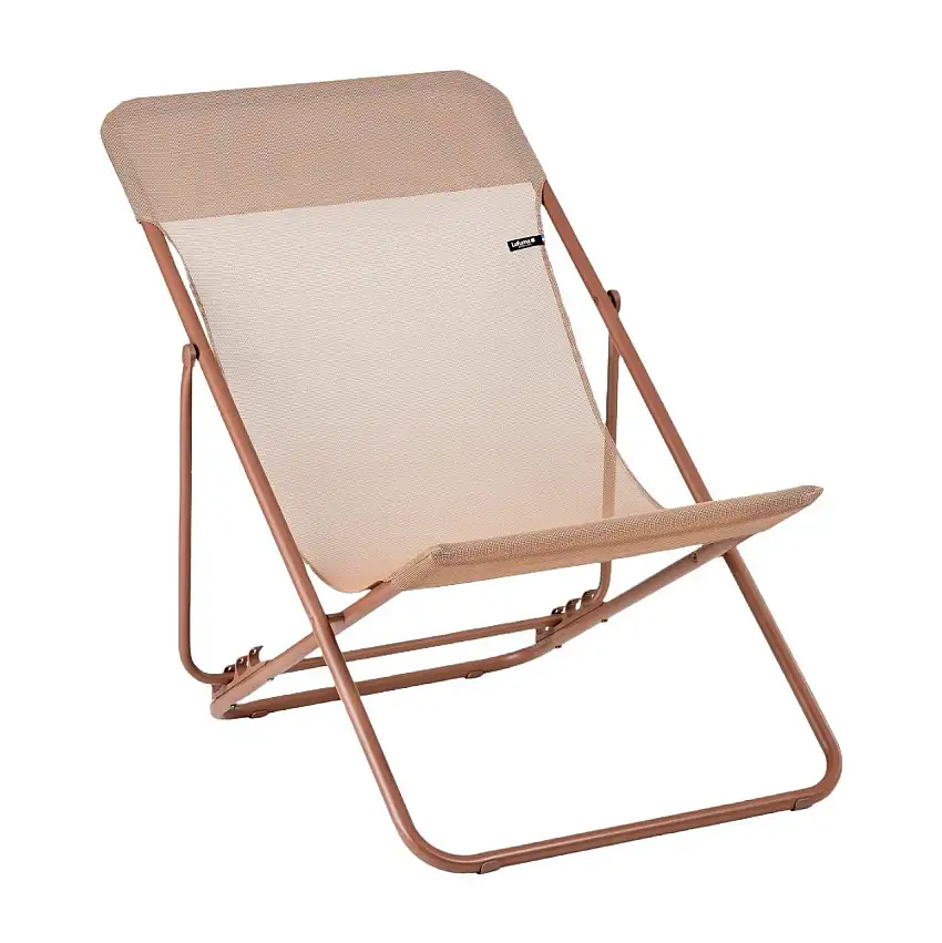 Lafuma Maxi Transat Colorblock Loungesessel SH: 33 cm Batyline ISO – Canyon