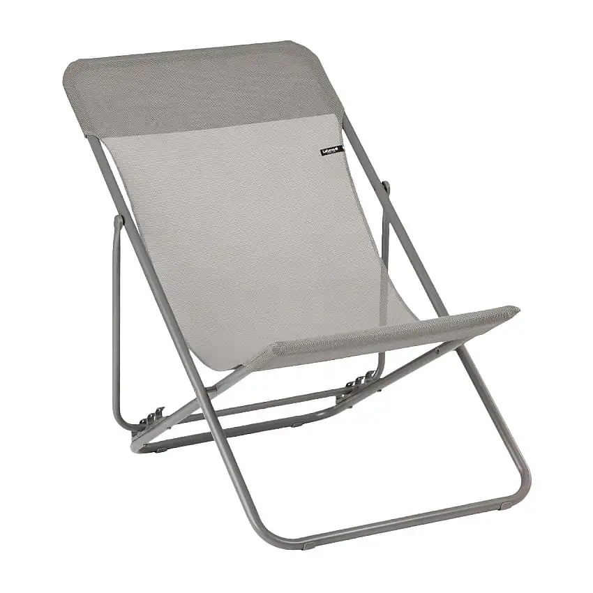Lafuma Maxi Transat Colorblock Loungesessel SH: 33 cm Batyline ISO - Erde