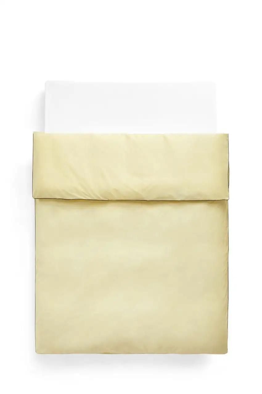 HAY Outline Bettbezug 140x200 cm – Sanftes Gelb