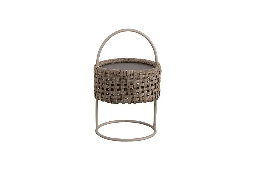 Cane-line Outdoor Illusion Lampe H: 32 cm - Taupe
