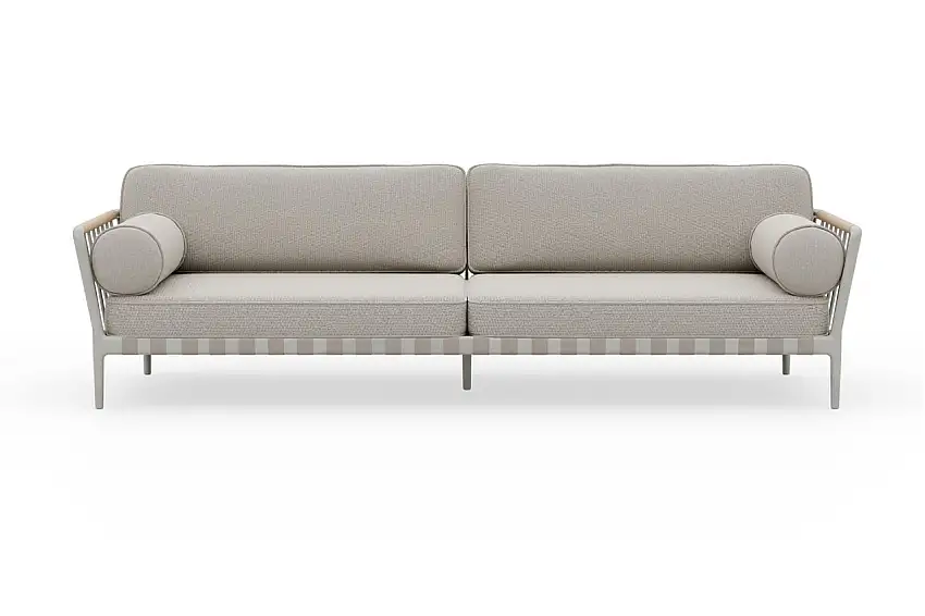 Vipp 720 Outdoor Open-Air 3-Sitzer-Sofa L: 251 cm – Beige