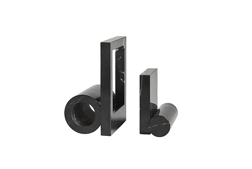 Woud Buchstütze H: 18,5 cm – Schwarz