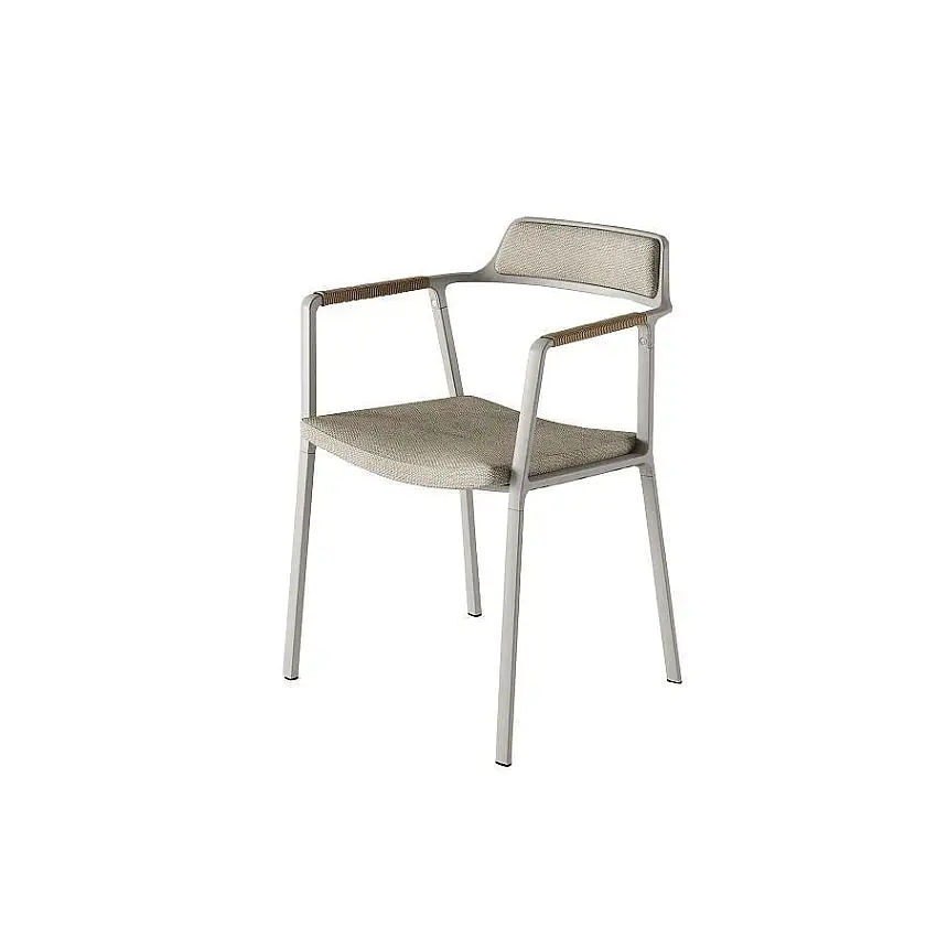 Vipp 711 Outdoor Open-Air Stuhl SH: 44,5 cm - Beige