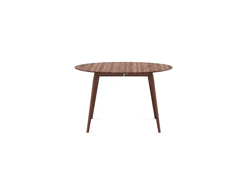 Bruunmunch PLAYdinner Runder Esstisch inkl. 2 zusätzliche Teller Ø: 120/220 cm – Walnuss