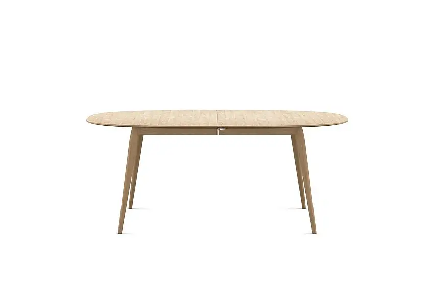 Bruunmunch PLAYdinner Lamé Esstisch mit Verlängerung 180x105 cm - Weiß geölte Eiche