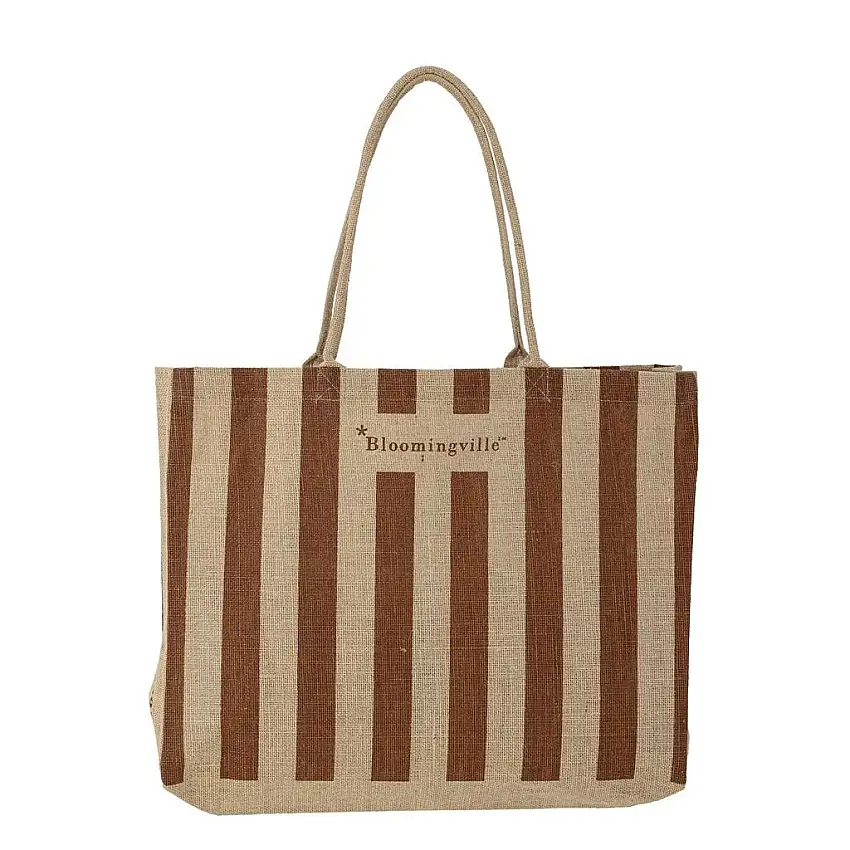 Bloomingville Bergamo Einkaufstasche 38x49x10,5 cm - Braun